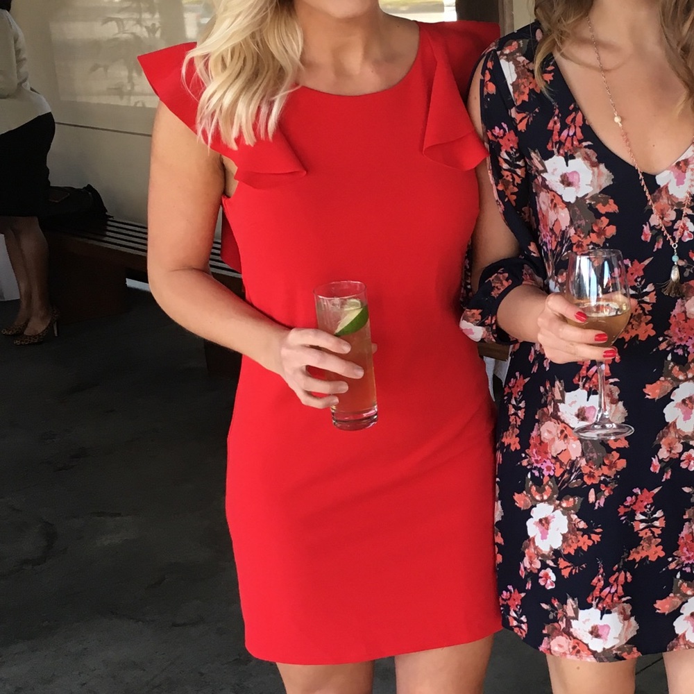 Red dress